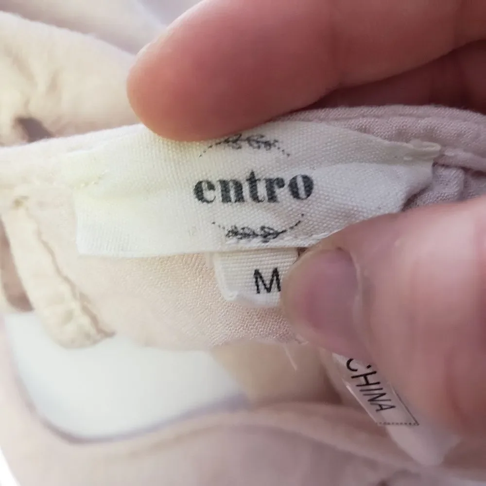 3/$25 Entro baby pink sleeveless tunic top  m